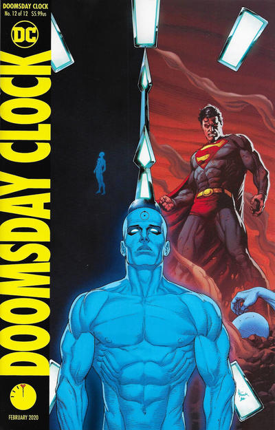 Cover for Doomsday Clock (DC, 2018 series) #12 [Gary Frank "Dr. Manhattan" Cover]