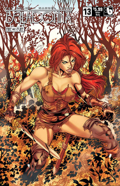 Cover for Belladonna: Fire and Fury (Avatar Press, 2017 series) #13 [Killer Body Variant]