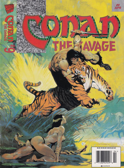 Cover for Conan the Savage (Marvel, 1995 series) #9 [Newsstand]