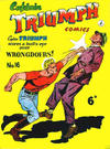 Cover for Captain Triumph Comics (K. G. Murray, 1947 series) #16