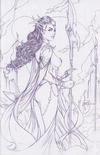Cover Thumbnail for Dejah Thoris (2019 series) #1 [Incentive Pencil Cover Billy Tucci]