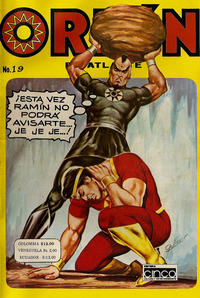 Cover Thumbnail for Orion, El Atlante (Editora Cinco, 1982 series) #19