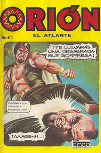 Cover Thumbnail for Orion, El Atlante (Editora Cinco, 1982 series) #41