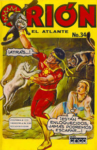 Cover Thumbnail for Orion, El Atlante (Editora Cinco, 1982 series) #34