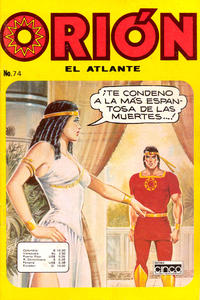Cover Thumbnail for Orion, El Atlante (Editora Cinco, 1982 series) #74