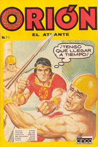 Cover Thumbnail for Orion, El Atlante (Editora Cinco, 1982 series) #71