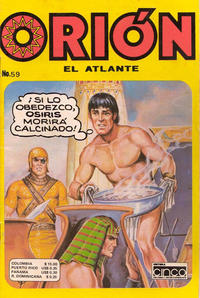 Cover Thumbnail for Orion, El Atlante (Editora Cinco, 1982 series) #59
