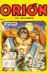 Cover Thumbnail for Orion, El Atlante (Editora Cinco, 1982 series) #77