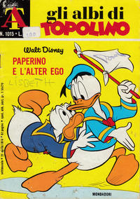 Cover Thumbnail for Albi di Topolino (Mondadori, 1967 series) #1015