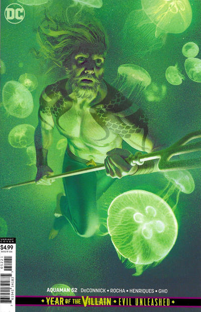 Cover for Aquaman (DC, 2016 series) #52 [Joshua Middleton Cardstock Variant Cover]