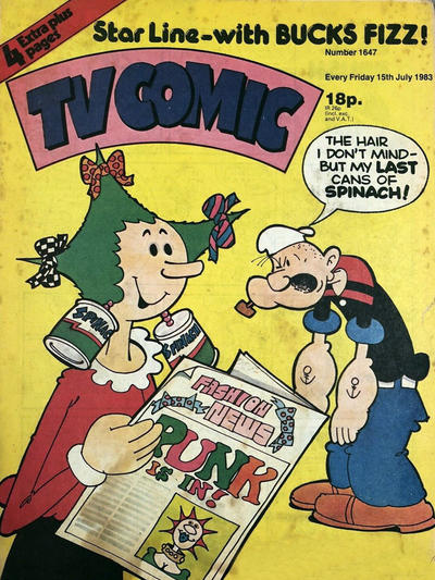 Cover for TV Comic (Polystyle Publications, 1951 series) #1647
