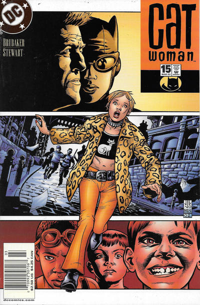 Cover for Catwoman (DC, 2002 series) #15 [Newsstand]