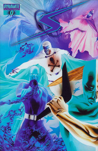 Cover for Project Superpowers (Dynamite Entertainment, 2008 series) #1 [Negative Art Variant Cover by Alex Ross]