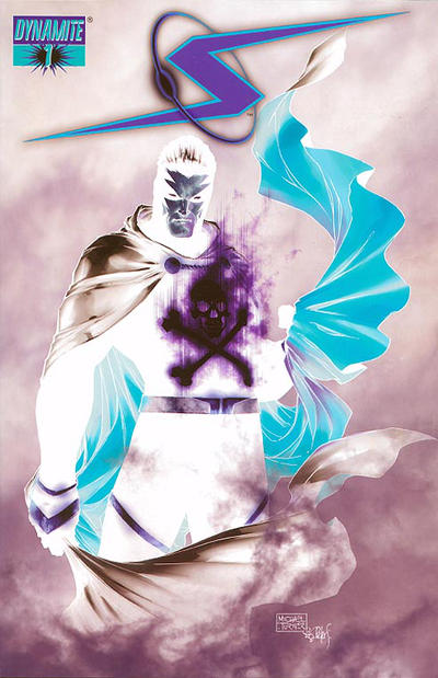 Cover for Project Superpowers (Dynamite Entertainment, 2008 series) #1 [Negative Art Variant Cover by Michael Turner]