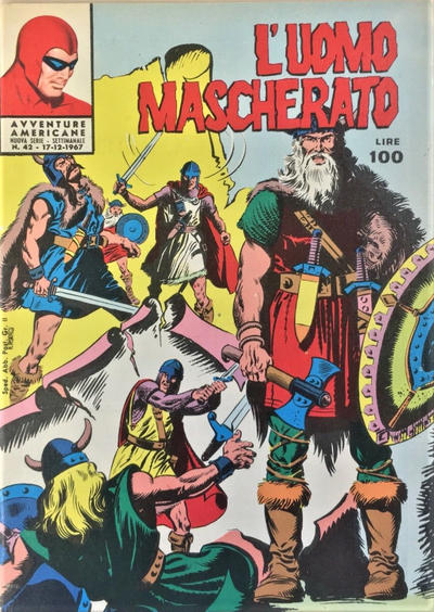 Cover for L'Uomo Mascherato nuova serie [Avventure americane] (Edizioni Fratelli Spada, 1967 series) #42