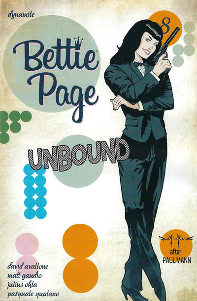 Cover for Bettie Page: Unbound (Dynamite Entertainment, 2019 series) #8 [Cover D Pasquale Qualano]