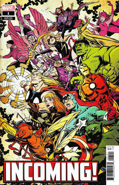 Cover for Incoming (Marvel, 2020 series) #1 [Sanford Greene]
