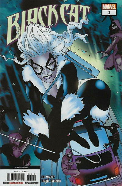 Cover for Black Cat (Marvel, 2019 series) #1 [Second Printing]