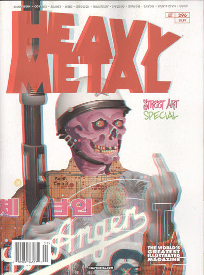 Cover for Heavy Metal Magazine (Heavy Metal, 1977 series) #296 - Street Art Special