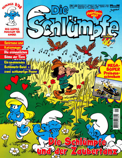 Cover for Die Schlümpfe (Bastei Verlag, 1991 series) #9/1998