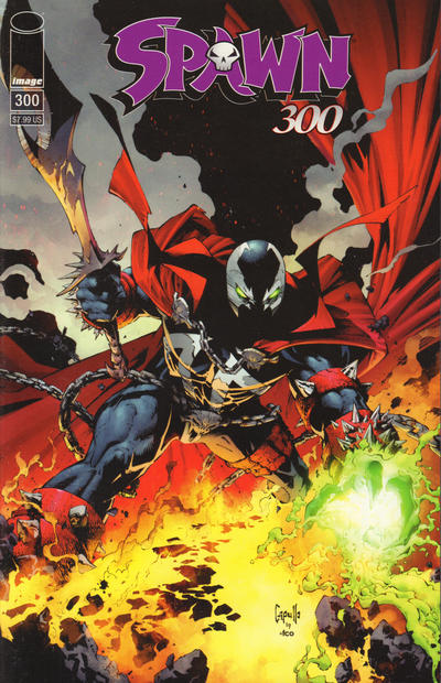 Cover for Spawn (Image, 1992 series) #300 [Cover C by Greg Capullo]