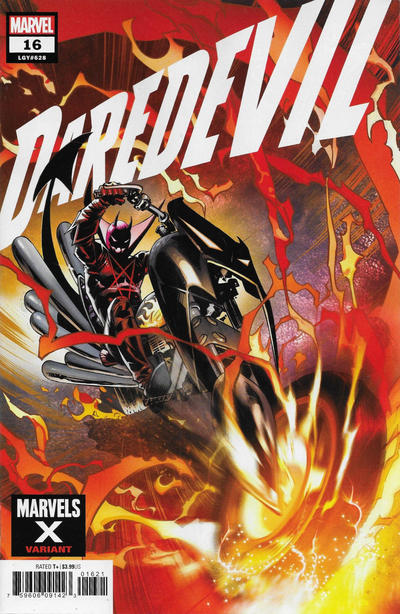 Cover for Daredevil (Marvel, 2019 series) #16 (628) [Ryan Benjamin 'Marvels X']