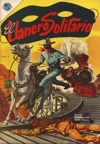Cover for El Llanero Solitario (Editorial Novaro, 1953 series) #3