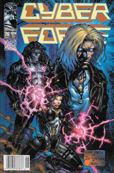 Cover for Cyberforce (Image, 1993 series) #26 [Newsstand]