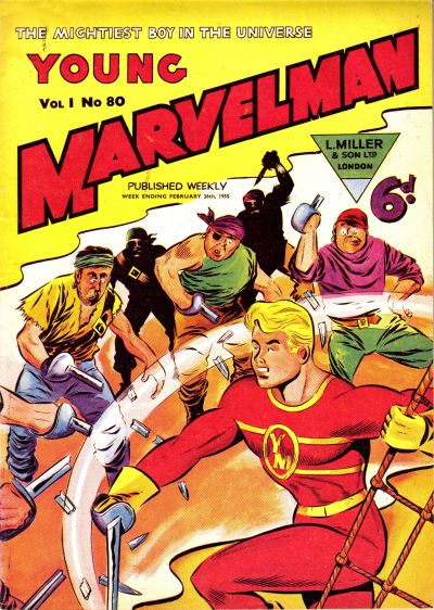 Cover for Young Marvelman (L. Miller & Son, 1954 series) #80