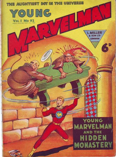 Cover for Young Marvelman (L. Miller & Son, 1954 series) #92