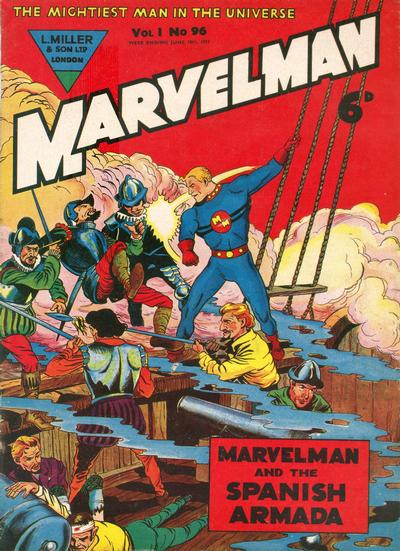 Cover for Marvelman (L. Miller & Son, 1954 series) #96