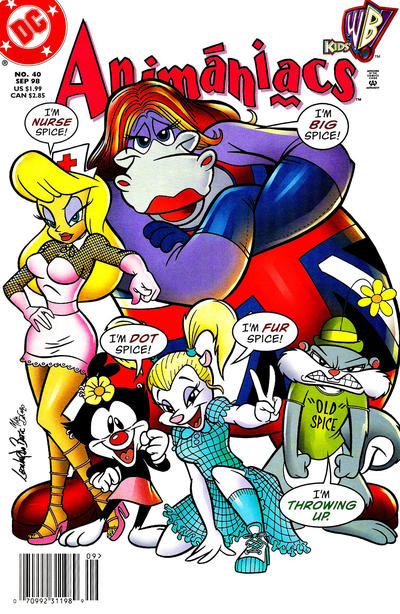 Cover for Animaniacs (DC, 1995 series) #40 [Newsstand]