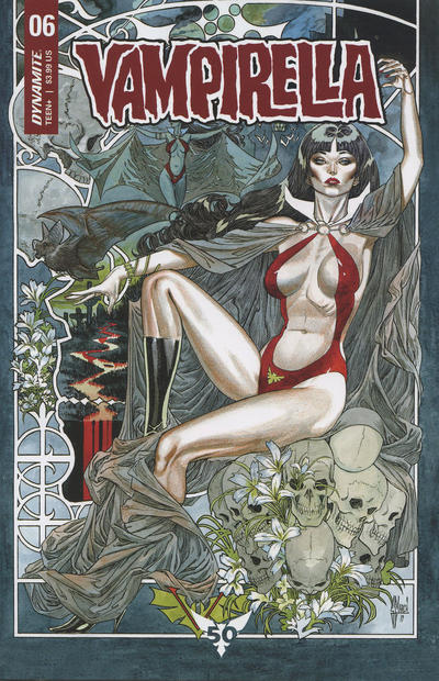 Cover for Vampirella (Dynamite Entertainment, 2019 series) #6 [Cover B Guillem March]