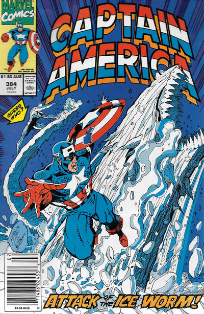 Cover for Captain America (Marvel, 1968 series) #384 [Direct]