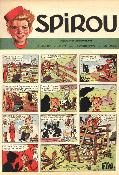 Cover for Spirou (Dupuis, 1947 series) #574