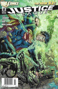 Cover Thumbnail for Justice League (DC, 2011 series) #2 [Newsstand]