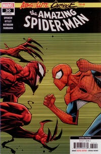 Cover Thumbnail for Amazing Spider-Man (Marvel, 2018 series) #30 (831) [Second Printing - Ryan Ottley Cover]