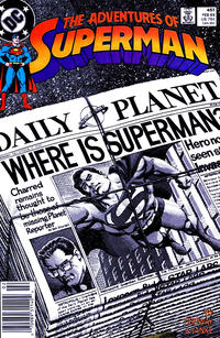Cover Thumbnail for Adventures of Superman (DC, 1987 series) #451 [Newsstand]