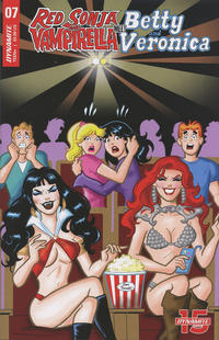 Cover Thumbnail for Red Sonja and Vampirella Meet Betty and Veronica (Dynamite Entertainment, 2019 series) #7 [Cover D Dan Parent]