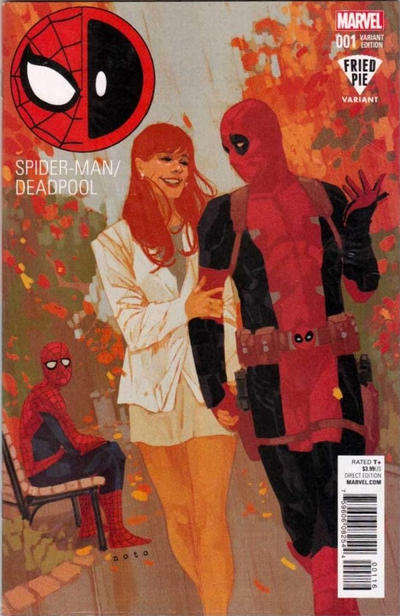 Cover for Spider-Man / Deadpool (Marvel, 2016 series) #1 [Variant Edition - Fried Pie - Phil Noto Cover]