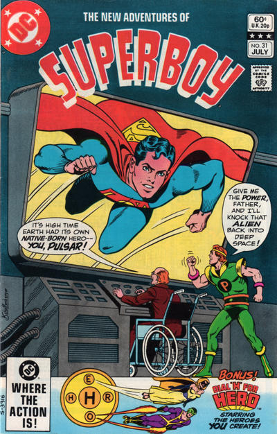 Cover for The New Adventures of Superboy (DC, 1980 series) #31 [Direct]