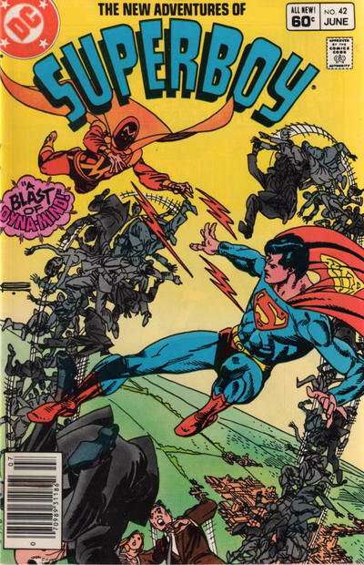 Cover for The New Adventures of Superboy (DC, 1980 series) #42 [Newsstand]