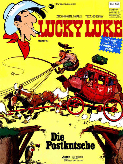 Cover for Lucky Luke (Egmont Ehapa, 1977 series) #15 - Die Postkutsche