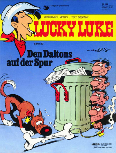 Cover for Lucky Luke (Egmont Ehapa, 1977 series) #23 - Den Daltons auf der Spur