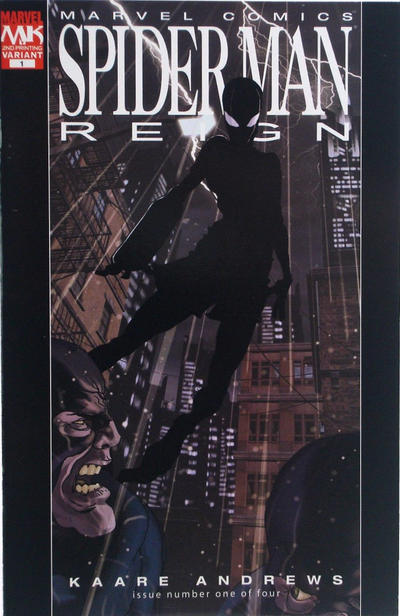 Cover for Spider-Man: Reign (Marvel, 2007 series) #1 [2nd Printing Variant]