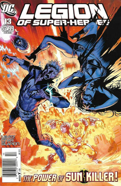 Cover for Legion of Super-Heroes (DC, 2010 series) #13 [Newsstand]