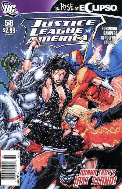 Cover for Justice League of America (DC, 2006 series) #58 [Newsstand]