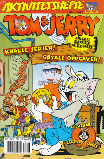 Cover for Tom & Jerry Aktivitetshefte (Bladkompaniet / Schibsted, 2001 series) #3/2007