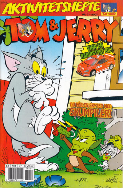 Cover for Tom & Jerry Aktivitetshefte (Bladkompaniet / Schibsted, 2001 series) #7/2007