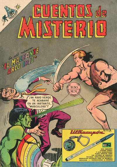 Cover for Cuentos de Misterio (Editorial Novaro, 1960 series) #123